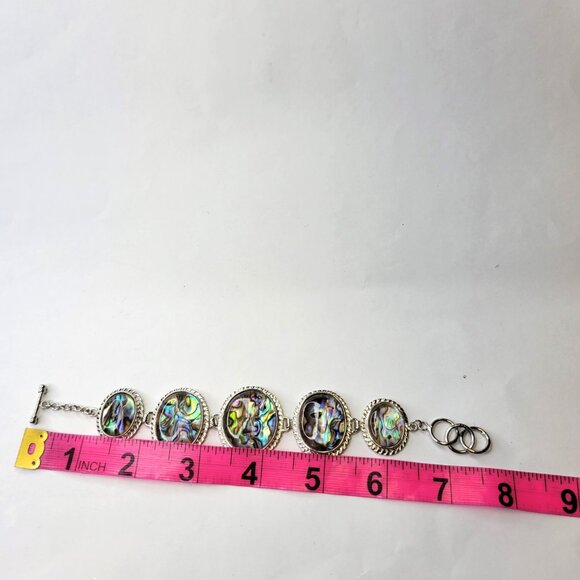 Unique Abalone Biwa Shell Bracelet - Picture 5 of 12